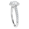 gia certified round brilliant natural diamond engagement ring white gold ring