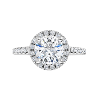 gia certified round brilliant natural diamond engagement ring white gold ring