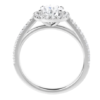gia certified round brilliant natural diamond engagement ring white gold ring