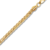 Men's Wheat Chain Necklace 10K Yellow Gold 24" Length