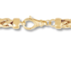 Men's Wheat Chain Necklace 10K Yellow Gold 24" Length