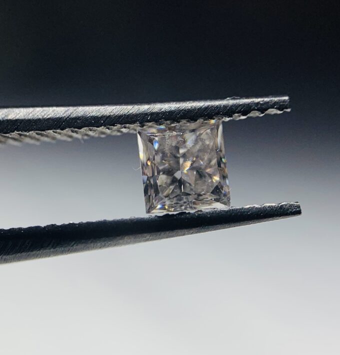 .23 SI2 Princess Fancy Faint Pink GIA Certified Loose Diamond