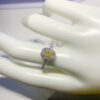 Halo 14K White Gold Halo 2CTW SI1 Radiant Canary Fancy Yellow GIA Certified Engagement Ring