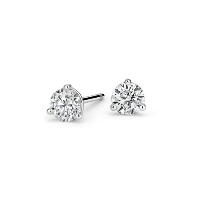 1/3 CTW Lab Grown Diamond Stud Earrings GSI Certified